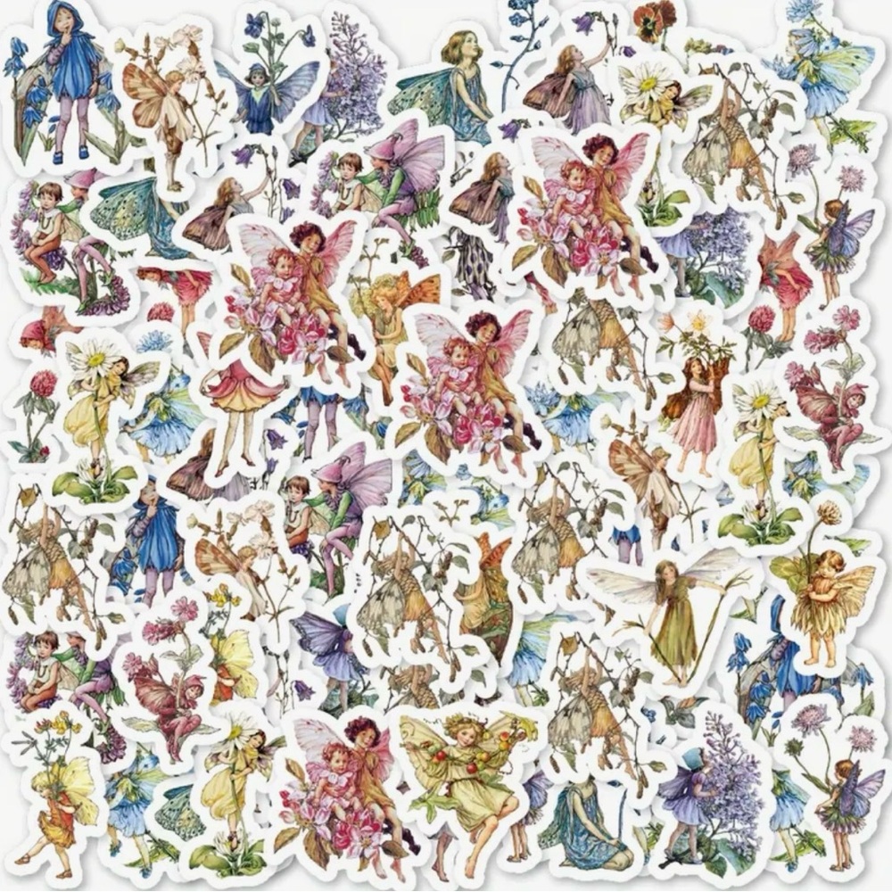 46 Colorful Fairy Stickers